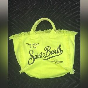 MC2 Saint Barth Neon Yellow Tote Bag